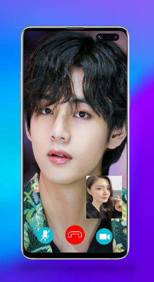 V Kim Taehyung Call You - V BTS Fake Video Call Screenshot 3