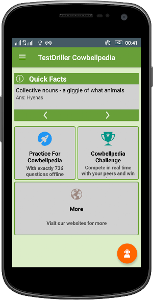 Cowbellpedia TestDriller Screenshot 0