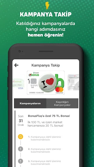 BonusFlaş – Kart / Kampanyalar Screenshot 3