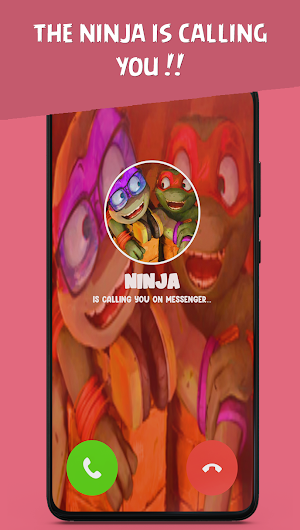 tmnt fake call video & chat Screenshot 2