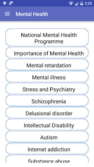 Mental Health Screenshot 1