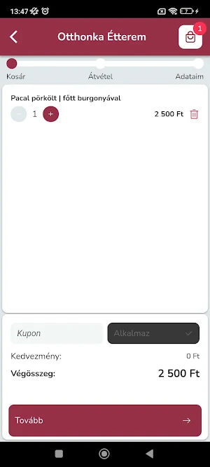 Otthonka Étterem Screenshot 3