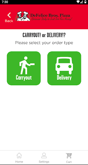 DeFelice Bros Pizza Screenshot 1