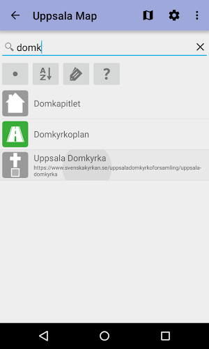 Uppsala Offline City Map Screenshot 1