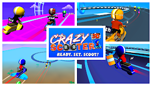 Crazy Scooter 3D Screenshot 0