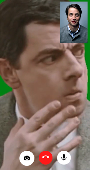 Mr. Bean Funny Fake Chat & Video Call Screenshot 0