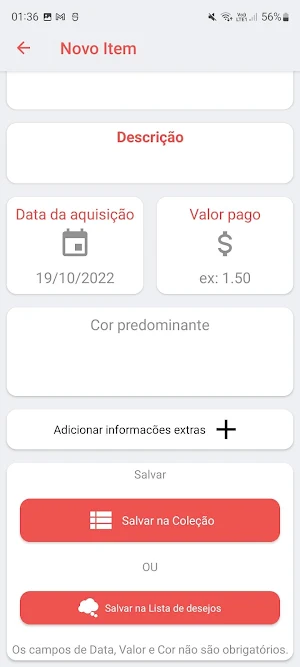 Organizador de Coleções Screenshot 2