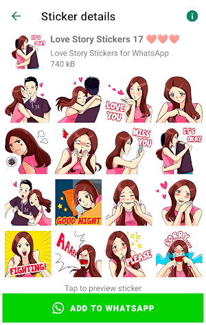 Love Story Stickers and Emojis Screenshot 2
