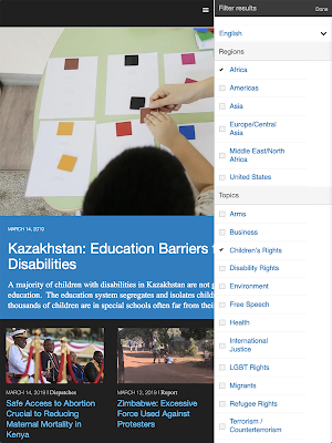 Human Rights Watch News Screenshot 3