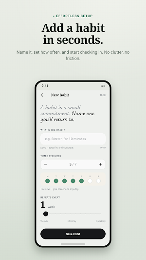 Win Your Week – Habit Tracker Screenshot 3