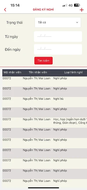 HRM Vicem Hải Phòng Screenshot 2