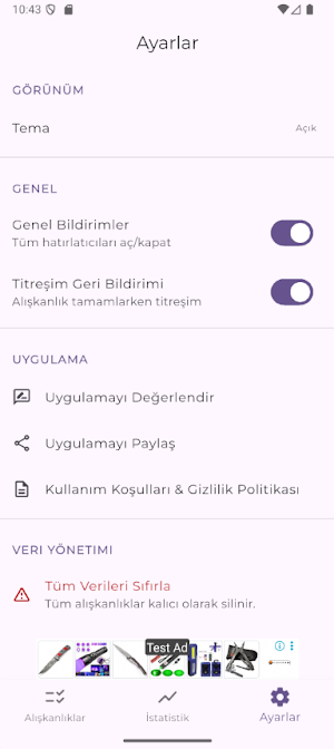 Monoton - Alışkanlık Takibi Screenshot 3