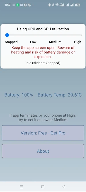 M.U. Battery Drainer Screenshot 0
