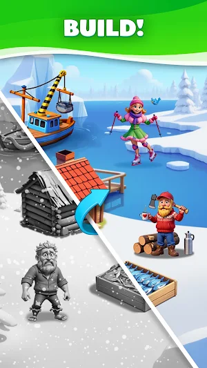 Merge Travel: Build Dream Town Screenshot 2