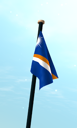 Marshall Islands Flag 3D Screenshot 2
