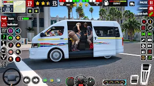 Van Simulator City Car Driving Screenshot 1