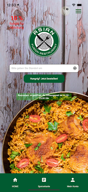 Asian Fusion Restaurant Screenshot 0