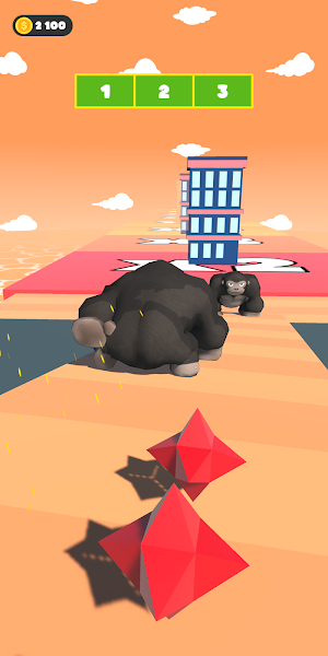 oggy oggy fighting monster Screenshot 2