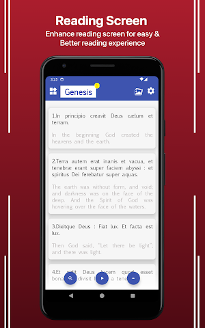 Latin English Bible Screenshot 0