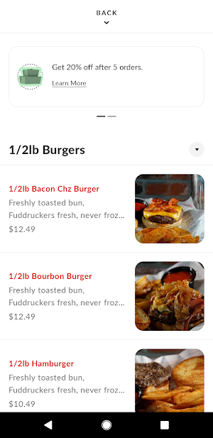 Fuddruckers Virginia Screenshot 2