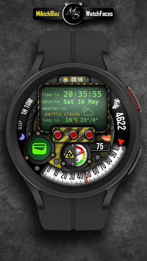 Terminal Watch Face MB406 Screenshot 1