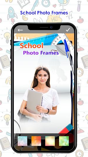 School Photo Editor and Frames Screenshot 3