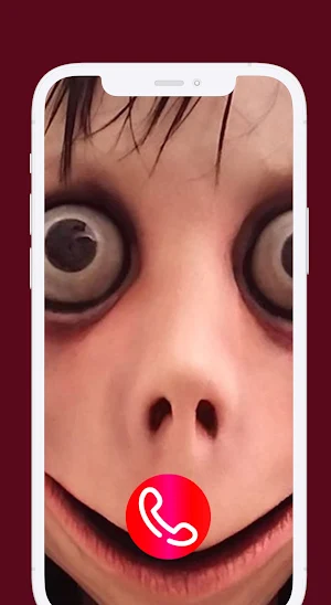 Scary Creepy Momo challenge call horror 666 Screenshot 3