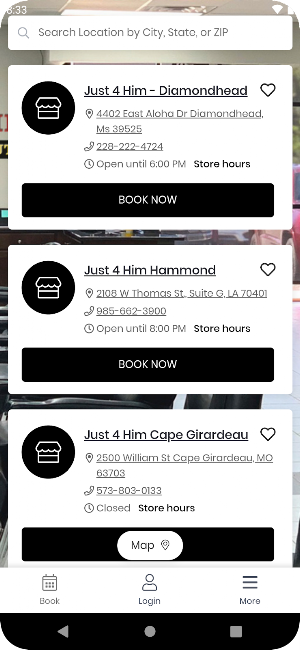 Just 4 Him Haircuts Screenshot 1