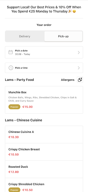 Lam's Asian Cuisine Screenshot 1