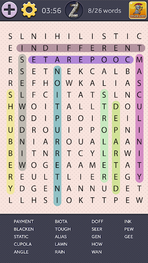 Simple Word Search Screenshot 0