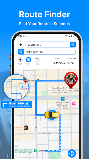 GPS Voice Navigation Voice Map Screenshot 0