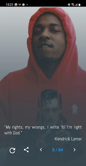 Kendrick Lamar Quotes, Lyrics Screenshot 1