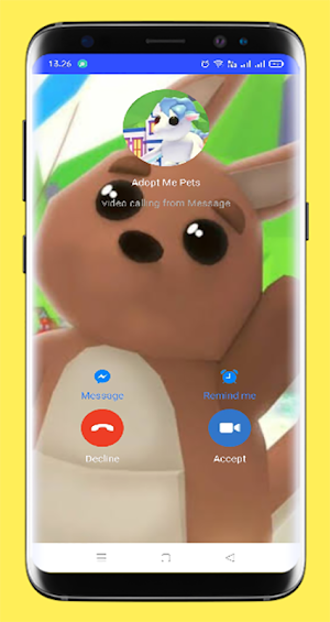 Prank Video Call Adopt Me Pets Screenshot 1