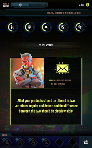 InfiniteCorp: Cyberpunk Decision-Based Card Game Screenshot 2