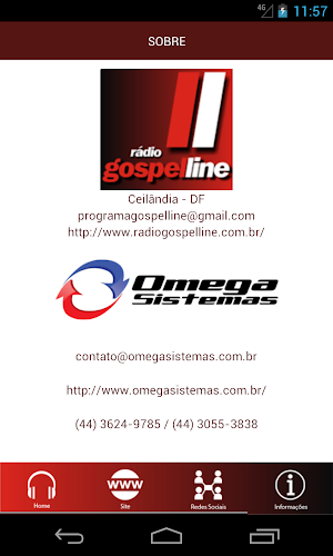 Rádio Gospel Line Screenshot 3