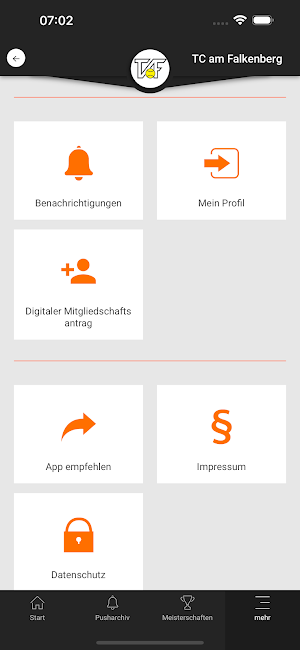 Tennisclub am Falkenberg Screenshot 3