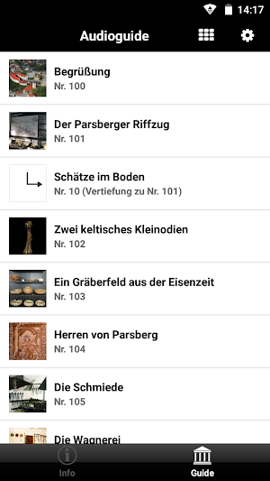 BURGMUSEUM PARSBERG AUDIOGUIDE Screenshot 2