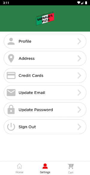 Garibaldi’s Pizza Screenshot 1