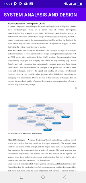 System Analysis & Design Screenshot 2