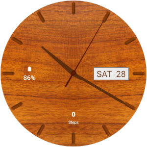WoodenTime: Wooden Watch Face Screenshot 3