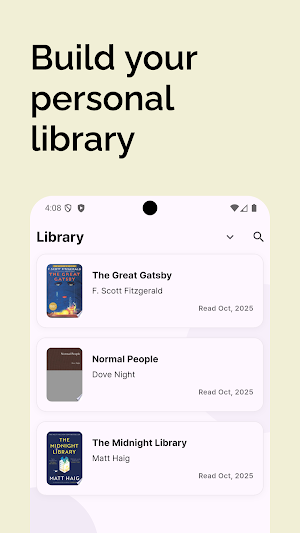 Reading Journal: Book Tracker Screenshot 3