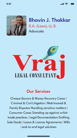 Vraj Legal Consultant Screenshot 0