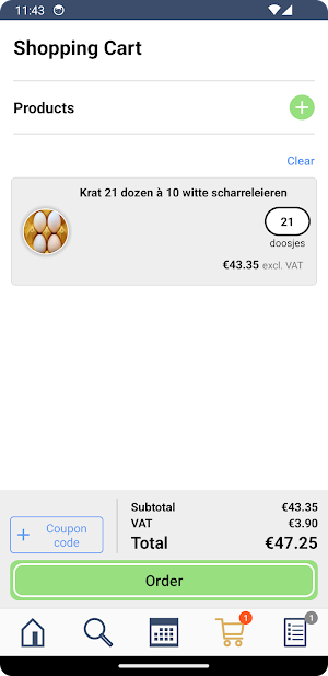 Eierhandel Wegdam Screenshot 2
