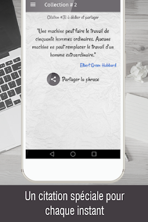 citations sur le travail et messages à partager Screenshot 2
