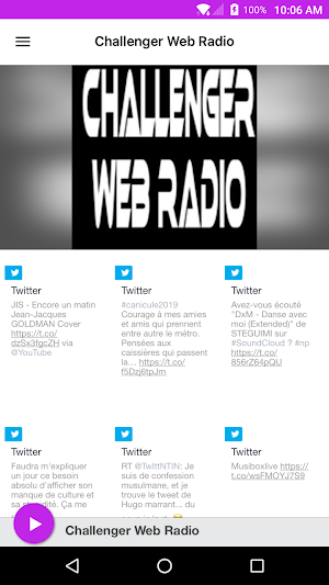 Challenger Web Radio Screenshot 0