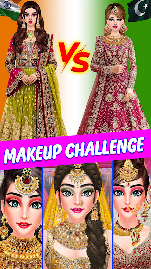 Indian Bridal Dress Up Games Screenshot 2