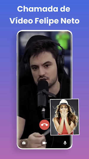 Felipe Neto Fake Call, Chat Screenshot 1