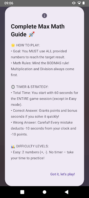 Max Math Challenge Screenshot 2