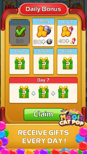 Magic Cat Pop: Bubble Shooter Screenshot 3