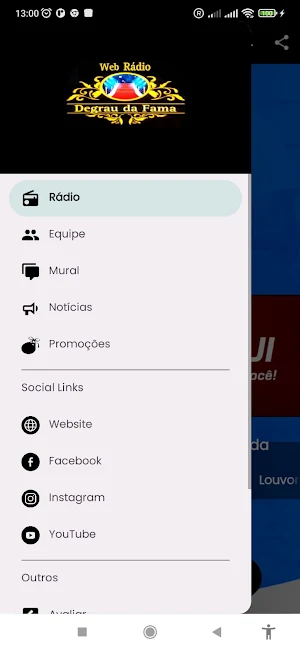 Web Rádio Degrau da Fama Screenshot 2